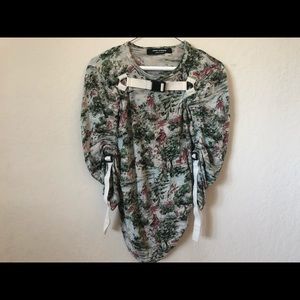 Junya Watanabe fantasy print parachute top 2001